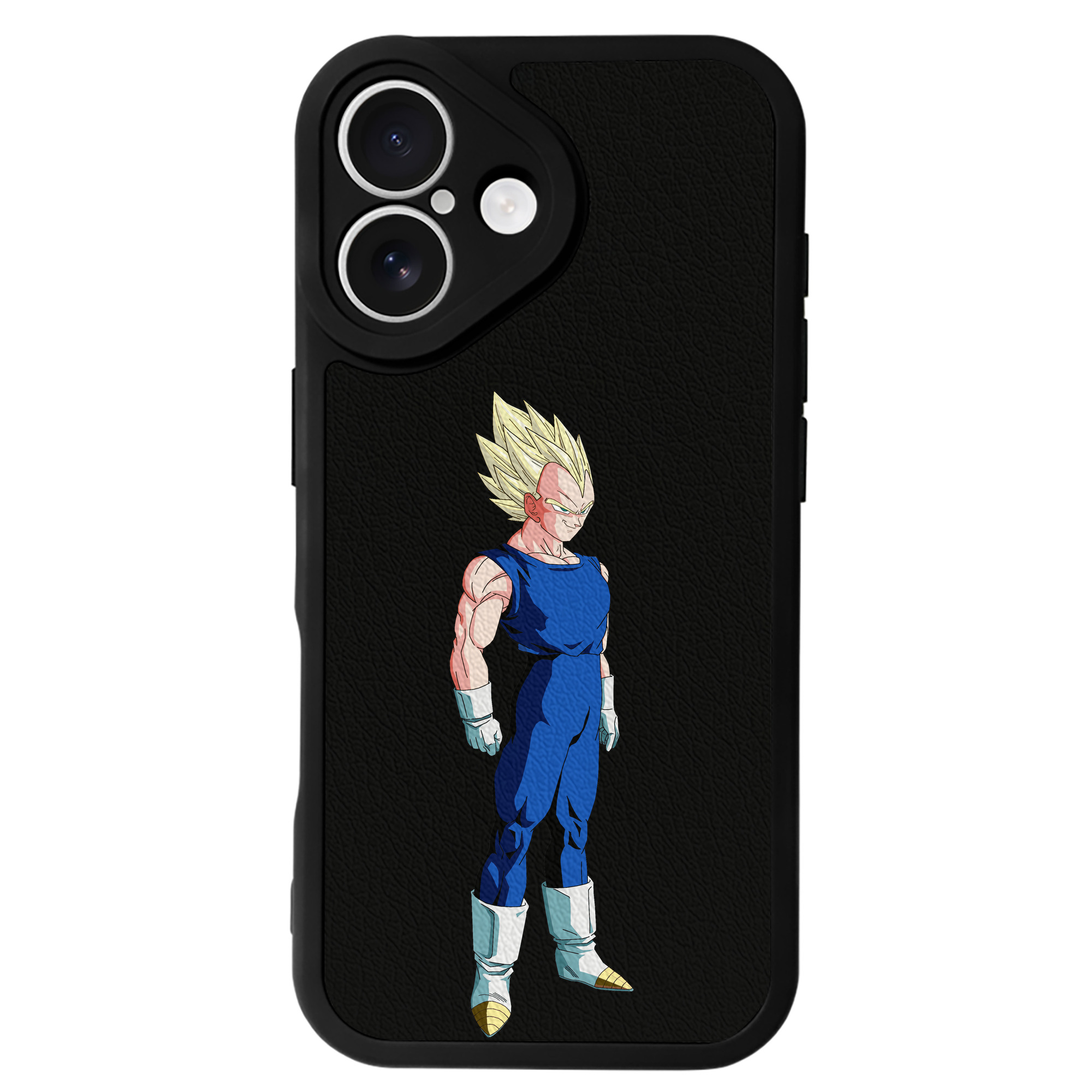 （画像用） ドラゴンボール ベジータ四世（Bejīta Yonsei）DRAGON BALL Vegeta IV 【iPhone 16シリーズ対応】シリコンスマホケース（レザー調） 材質：シリコン
